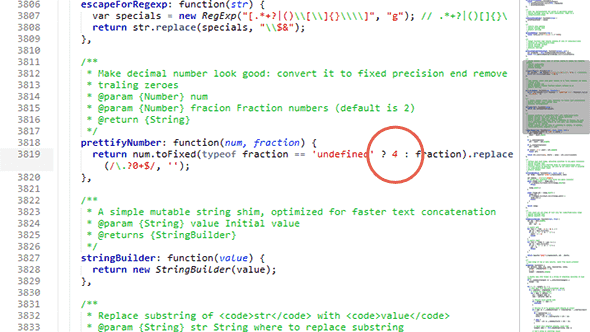 Prettify section in emmet-app.js
